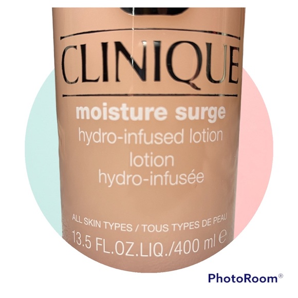 NEW! Clinique Moisture Surge hydro-infused lotion 13.5oz/400 JUMBO SIZE! 🎉 - Picture 2 of 7